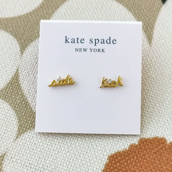 Kate Spade | Say Yes Sidekick | Gold Stud Earrings